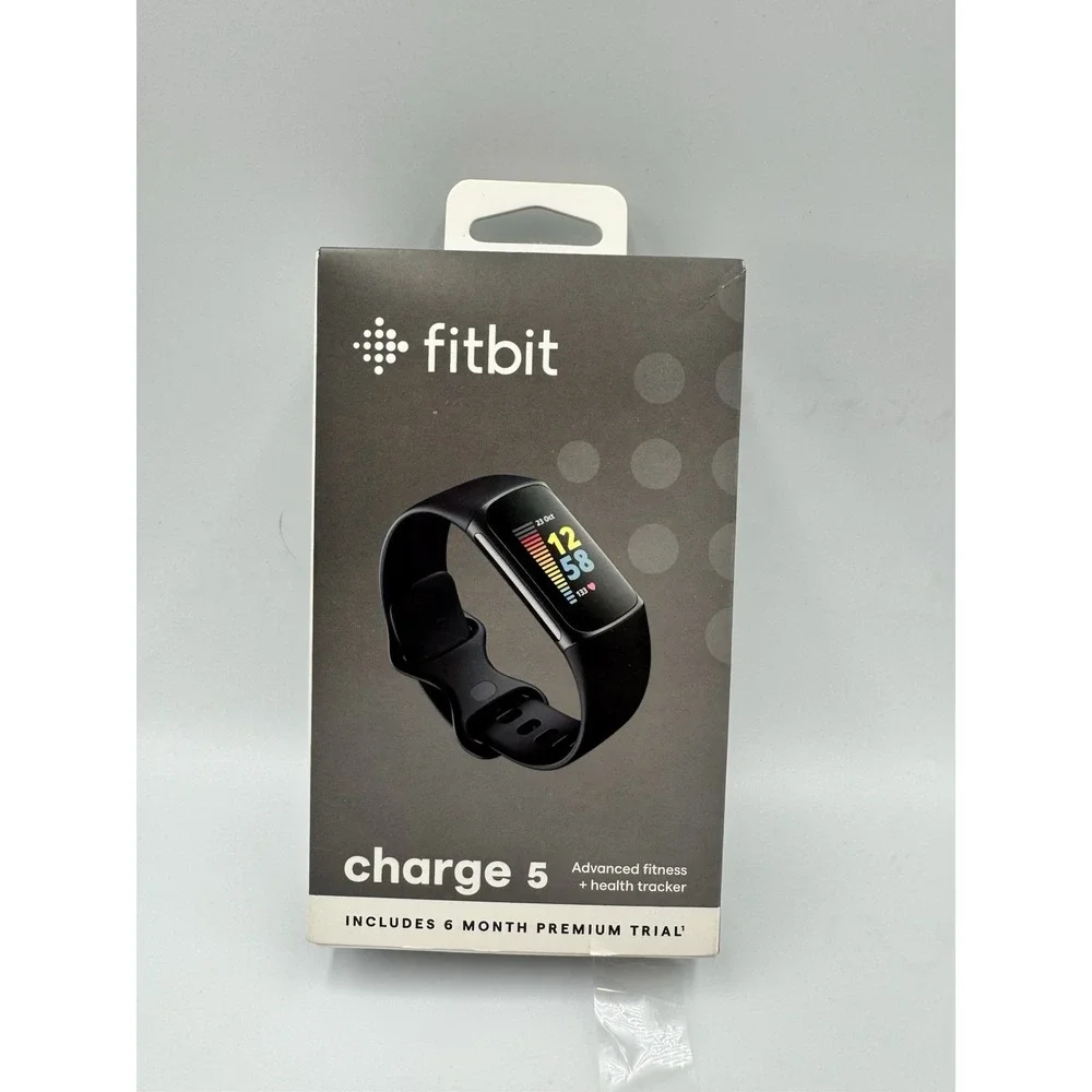 Fitbit Charge 5 ONLY BOX, INSTRUCTIONS, & Extra BAND